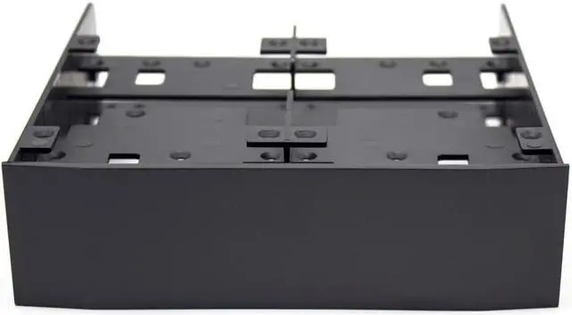 Alt view image 4 of 7 - Drive Bay Adapter 2.5 / 3.5 HDD/SSD to 5.25 Floppy Drive Bay 5.25 Bay Mounting Bracket Kit Internal Hard Disk Drive Mounting Kit with Screws