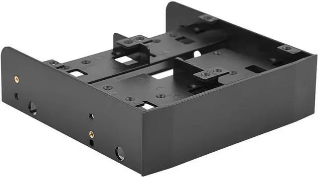 Alt view image 6 of 7 - Drive Bay Adapter 2.5 / 3.5 HDD/SSD to 5.25 Floppy Drive Bay 5.25 Bay Mounting Bracket Kit Internal Hard Disk Drive Mounting Kit with Screws