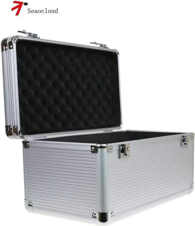 Alt view image 6 of 7 - Hard Drive Case 10-Bay Protection HDD Storage Box Suitcase fit for 3.5 HDD