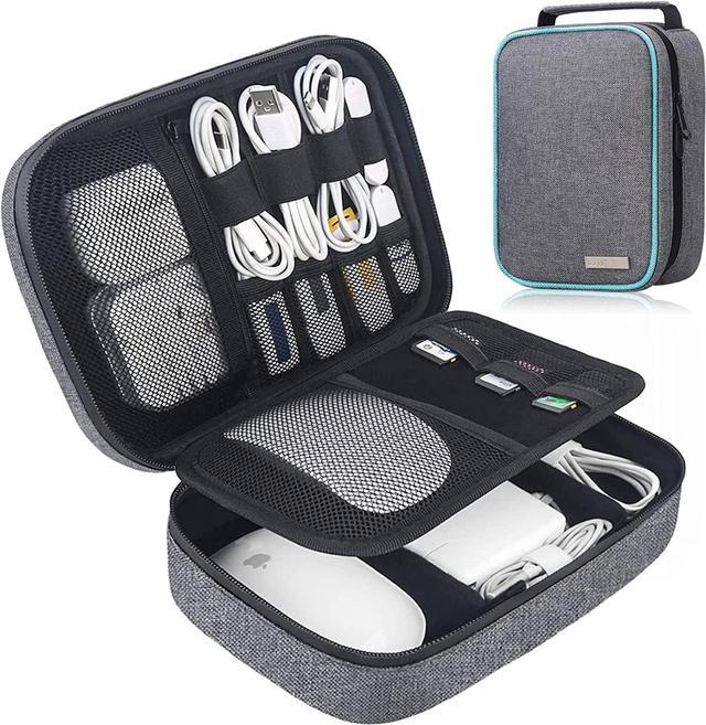 Electronics Accessories Organizer Pouch Bag, Compact Cable Organizer,  Portable Cord Organizer, Travel Organizer Bag for Cable