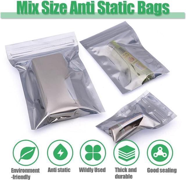 YiwerDer 50Pcs Antistatic Resealable Bag 15X20cm/5.9X7.9inch, Premium Anti  Static Bag for SSD HDD and Other Electronic Devices