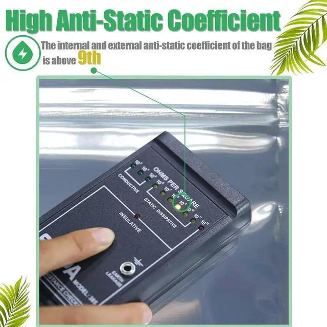 Alt view image 4 of 7 - Anti Static Bags 30pcs Small Antistatic Resealable ESD Bag for 3.5 Hard Drive 2.5 Solid State Drive ESD Shielding Storage Zipper HDD Bags for Electronics Devices (30pcs Mixed Sizes)