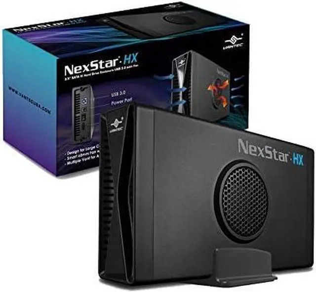 Main image of NexStar HX 3.5 SATA III Hard Drive Enclosure USB 3.0 With Fan (NST-387S3-BK)