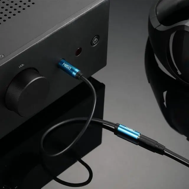 Alt view image 6 of 7 - 1/4 to 3.5mm Headphone Adapter TRS 6.35mm 1/4 Male to 3.5mm 1/8 Female Stereo Jack Audio Adapter for Amplifiers Guitar Keyboard Piano Home Theater Mixing Console Headphones - 12inch/30CM