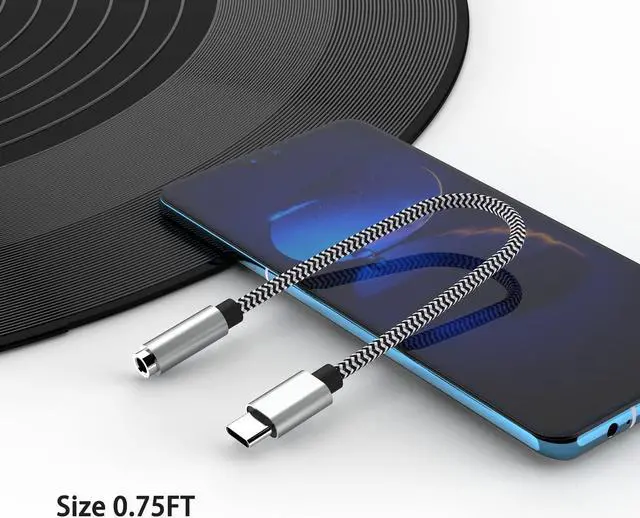 Alt view image 3 of 6 - USB Type C to 3.5mm 4pack Female Headphone Jack Adapter: Type C to Aux Audio Cable Cord Compatible with Samsung Galaxy S22+ S21 Ultra S20 S10 S9 Note 20 10 Google Pixel 6 Pro/5/4/3/2