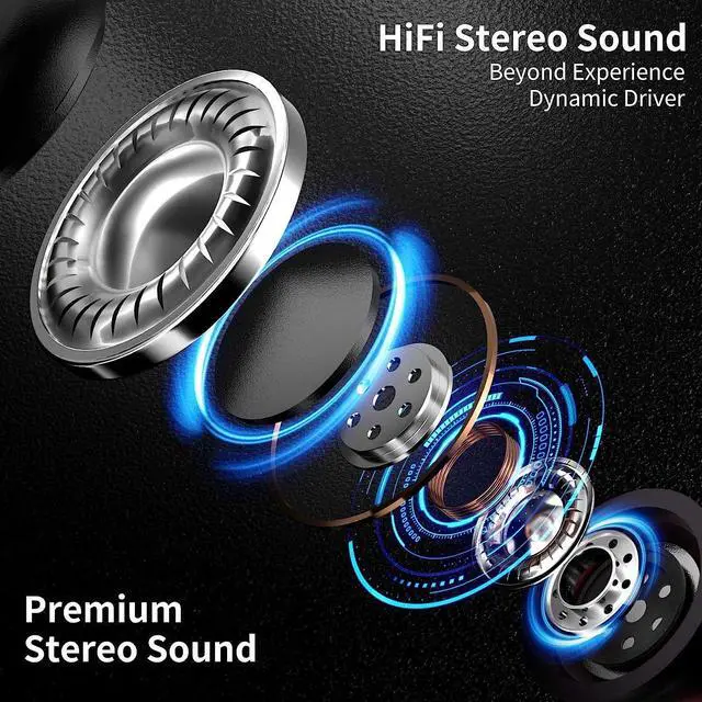 Alt view image 3 of 7 - 3.5mm Jack Earbuds Magnetic Wired Earphone for Samsung Galaxy A14 A13 A03 Core S10 S10e in-Ear Headphone Noise Canceling HiFi Stereo Audio Corded Headset for iPhone 6 6s 5 Moto G Stylus Pure Black+Red
