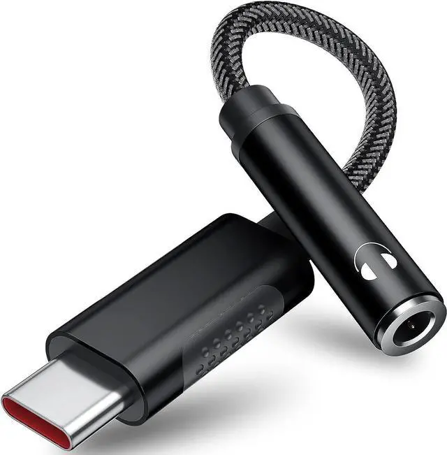 Main image of USB Type C to 3.5mm Audio Jack Headphone Adapter for Samsung S22 S21 S20 FE Galaxy Z Flip 3 Fold Note 20 Stereo Dongle USBC Aux Cable Cord for iPad Mini Air Pro OnePlus 9 8T Google Pixel 6 5
