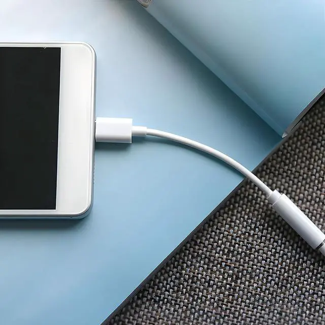 Alt view image 7 of 7 - [5 Packs] USB Type C to 3.5mm Female Headphone Jack Adapter USB C to Aux Audio Dongle Cable Cord Compatible with Galaxy S22 S21 S20 Plus/Ultra Note 10 iPad Pro MacBook Pixel (White)