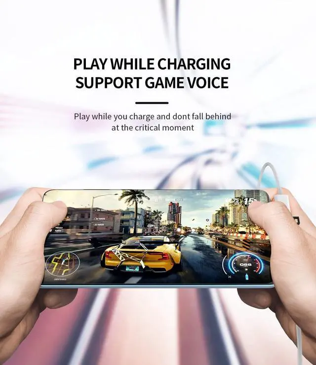 Alt view image 3 of 7 - Dual USB C Headphone Adapter Dongle(2in1)DAC Type-c Jack Cable Charger Aux Audio Splitter for Compatible for Samsung Galaxy S21 S22 Note10 Z Flip Ipad Pro Air4 LG Google Pixel Charge Cord Accessories