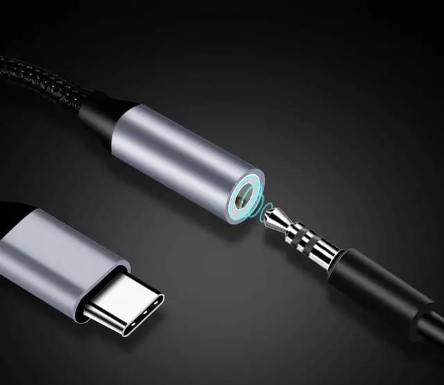 Alt view image 2 of 4 - 2 Pack Compatible with Google USB C to 3.5mm Audio Pixel Headphone Adapter Compatible with Google Pixel 7 Pro 6 6a 5 4 3XL USB-C to 3.5 Audio Headphone Jack Dongle Phone Adapter for Android Type C