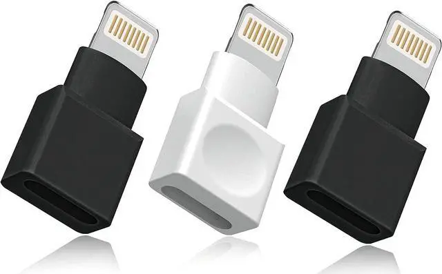 Main image of 3Pack Lightning Extender Adapter  MFI Certified iPhone Charger Extension dongle Male to Female Dock Extender for iPhone 14 13 12 11 X XS XR 8 7 6 5 iHome Transfer Audio Video Data Charging