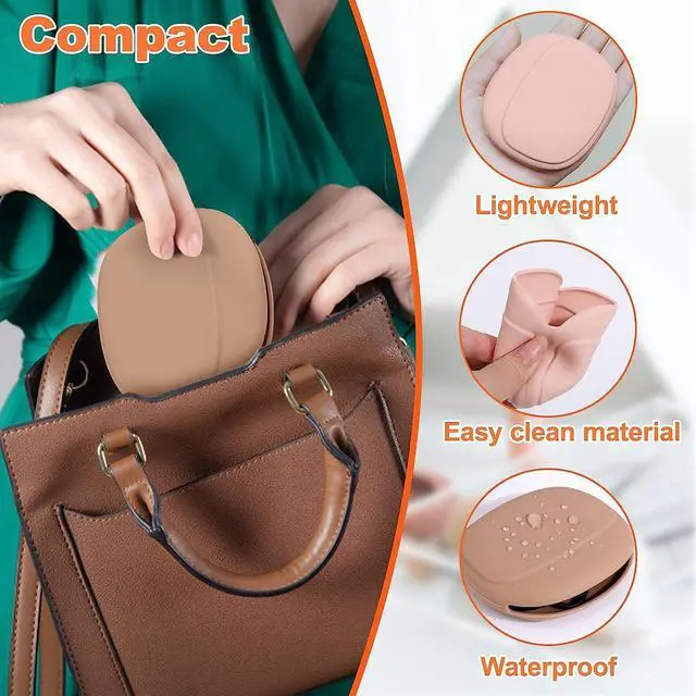 Alt view image 3 of 7 - 4 PCS Headphone Organizer and Silicone Cable Ties, Silicone Pouch | for Storing Earbuds/USB Flash Drive/Keys/Mini Lipstick Cord Winder Holder Keeper Manager Management for Home or Workplace