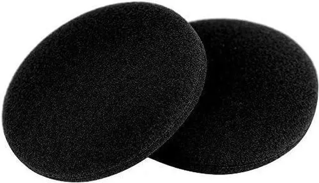 Alt view image 5 of 5 - Ear Cushions Ultra Soft Foam Cover 60mm - 2.4 inch Replacement for Most Standard Size Office Telephone Headsets Headphones Earphones Earbuds (Black) 10 Pack