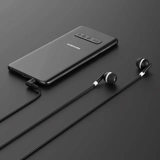 Alt view image 7 of 7 - Bulk Earbuds with 3.5 mm Headphone Plug - 10 Pack Wholesale Bundle - Multi Color