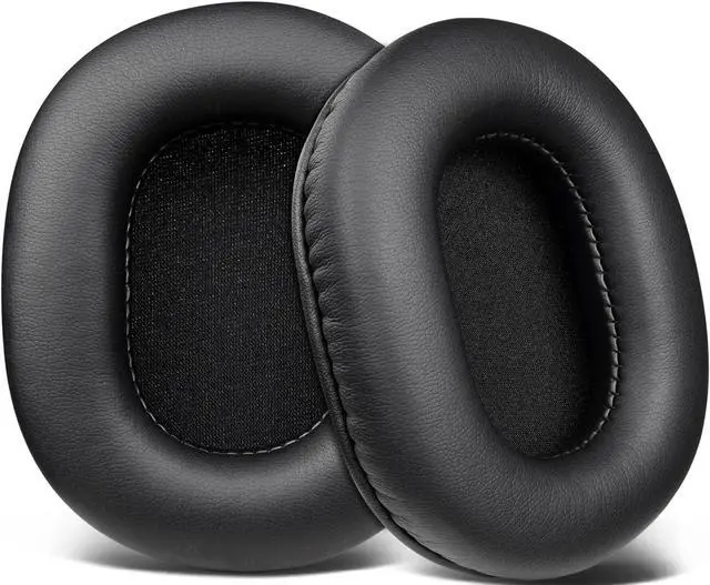 Main image of Earpads Replacement for Audio Technica ATH M50X M50XBT M50RD M40X M30X M20X MSR7 SX1 Monitor Headphones Ear Pads Cushions with Softer Protein Leather High-Density Foam - Black