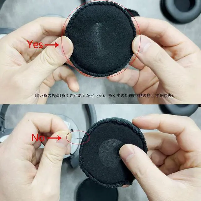 Alt view image 6 of 7 - Earpads Compatible with 95mm (9.5cm) 3.74inch Diameter Cushion Pads Professional Headphones Ear Pads Cushions Replacement