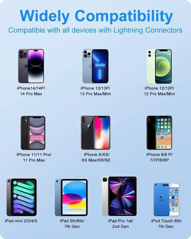 Alt view image 6 of 7 - Earbuds Wired for iPhone Lightning Earphones Corded Headphones with Microphone Controller [MFi Certified] No Bluetooth Compatible with iPhone 14/13/12/11 Pro Max/XR/X/SE/8P/8/7P/7-All iOS System