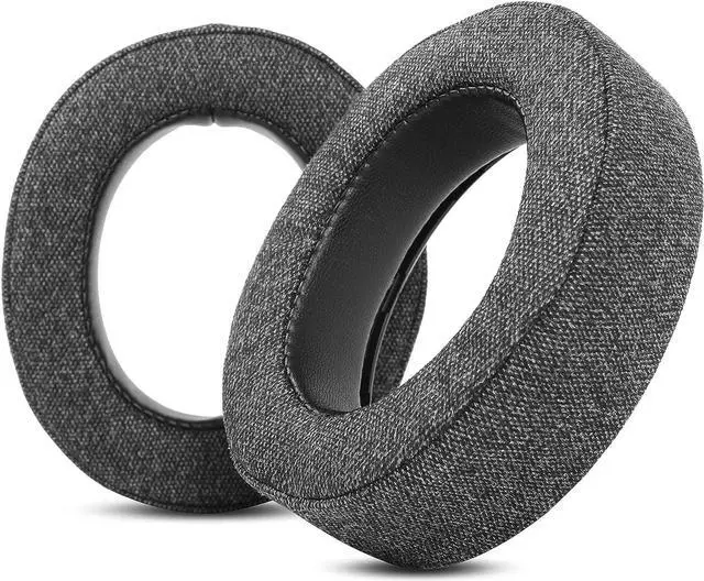 Alt view image 2 of 6 - HS70 Earpads Upgrade Thicker Fabric Ear Pads Cushion Replacement Compatible with Corsair HS70 Pro HS60 Pro HS50 Pro Headphone