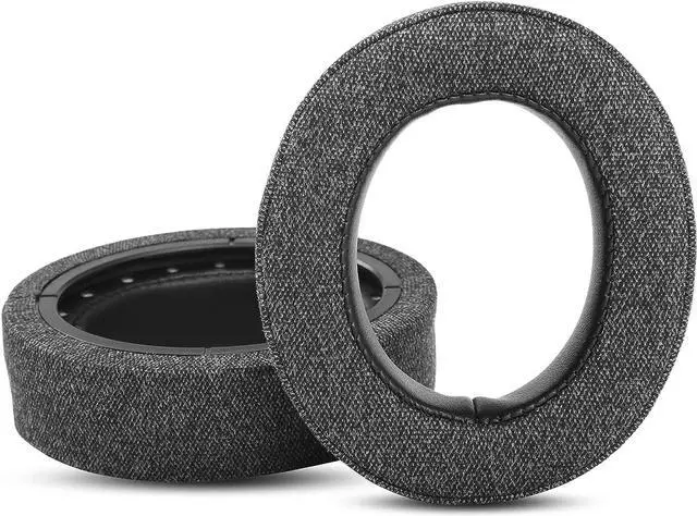 Alt view image 5 of 6 - HS70 Earpads Upgrade Thicker Fabric Ear Pads Cushion Replacement Compatible with Corsair HS70 Pro HS60 Pro HS50 Pro Headphone