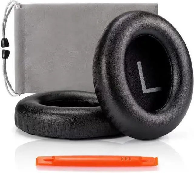 Alt view image 2 of 7 - Replacement Ear Pads Cushions Earpads Cover for  700 Noise-Cancelling NC700 Over Ear Headphones (Black)