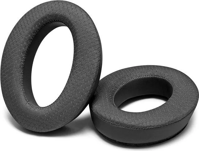 Alt view image 6 of 7 - Freeze QC35 - Cooling Gel Ear Pads for Bose QC35 & QC35ii (QuietComfort 35) Headphones & More | Breathable Sports Fabric Cooling Gel Extra Thick & Cooler for Longer | Black