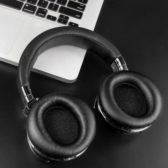 Alt view image 3 of 7 - Professional Earpads Cushions Replacement for Cowin (Silensys) E7/E7 Pro Headphones (Do Not Fit SE7) Ear Pads with Soft Protein Leather Noise Isolation Foam - Black