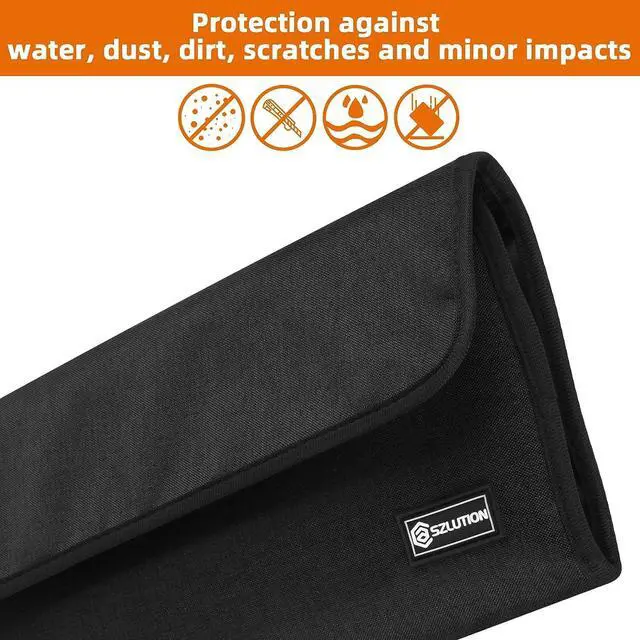 Alt view image 5 of 7 - CaSZLUTION Travel Case Compatible with Apple Magic Keyboard + Magic Trackpad + Magic Mouse, Magic Keyboard Accessories Sleeve Case (Black)