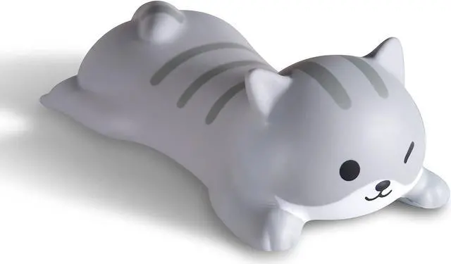 Main image of Cute Wrist Rest Support for Mouse Keyboard Computer Elbow Pad Arm Rest for Desk Ergonomic Kawaii Office Supplies Slow Rising PU Mouse Pad Cat