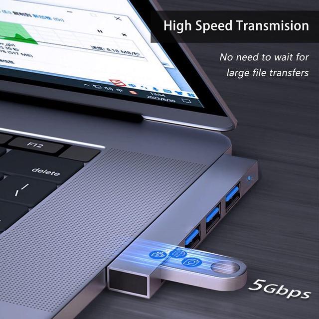 USB 3.0 Hub for Laptop VIENON 4-Port Wireless USB Hub USB Splitter USB  Expander for for MacBook Mac Pro iMac Surface Pro XPS PS5 PC Flash Drive  Mobile HDD 