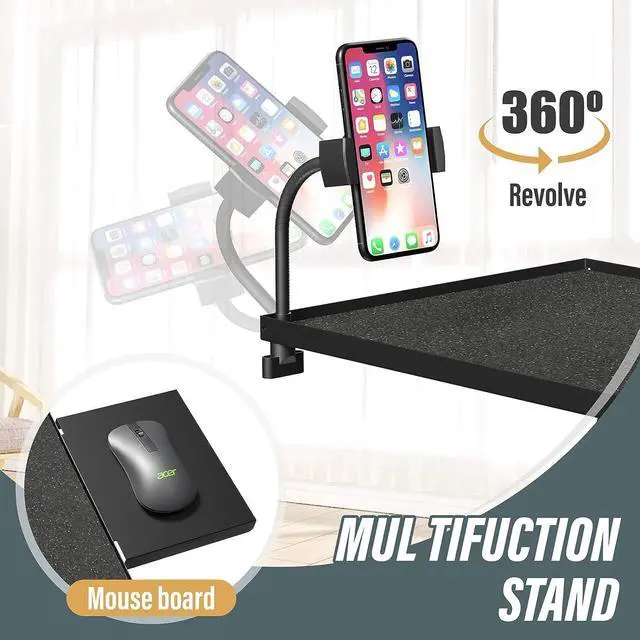 Alt view image 5 of 7 - Projector Stand 2023 The Latest Projector Stand Tripod Adjustable from 17.6 to 51.4 Sturdy Laptop Tripod Stand Projector Tripod Stand for Presentations Home Cinema Studio and Stage Use