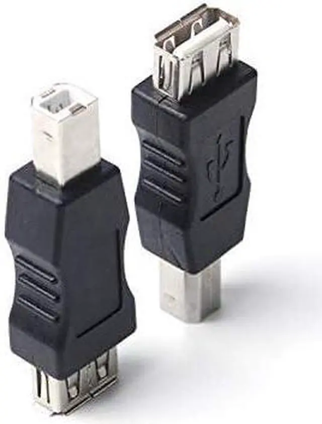 Alt view image 6 of 7 - USB A to B Adapter USB 2.0 A Female to USB B Male Printer Converter Connector Plug (F/M 2 Packs)
