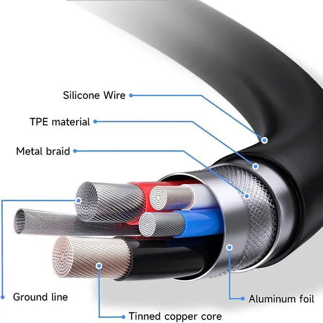 Alt view image 6 of 7 - USB 2.0 Printer Cable 25 FT 2.0 High Speed Printer Cable Type A Male to B Male Long USB A to B Cable 25 Foot