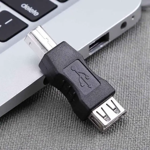 Alt view image 5 of 7 - USB A to B Adapter USB 2.0 A Female to USB B Male Printer Converter Connector Plug (F/M 2 Packs)