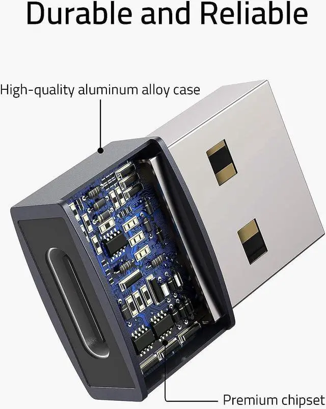 Alt view image 3 of 7 - USB C Female to USB Male Adapter Pack of 3 [Travel Must Haves Aluminum] USB C to USB Adapter Type C Charger Cable Power Converter Compatible with iPhone 15 Apple Watch AirPods CarPlay etc.