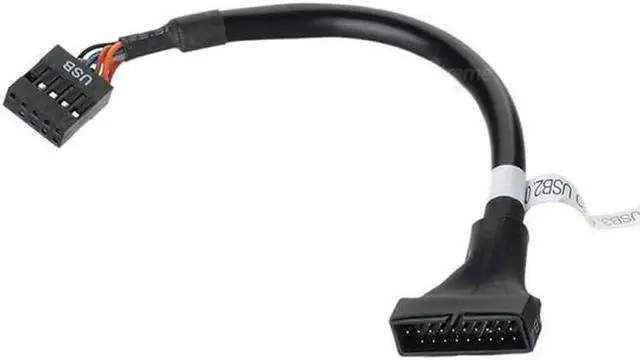Alt view image 7 of 7 - 3 Pack USB 3.0 Header to USB 2.0 Motherboard Adapter 19 Pin to 9 Pin Connector Cable Front Panel USB3.0 to 2.0 Converter 19pin Male to 9pin Female for PC Computer Chassis Desktop Case