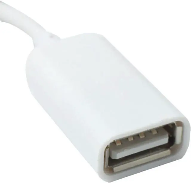 Alt view image 4 of 7 - 3.5mm Male AUX Audio Plug Jack to USB 2.0 Female Converter Cable Cord EN