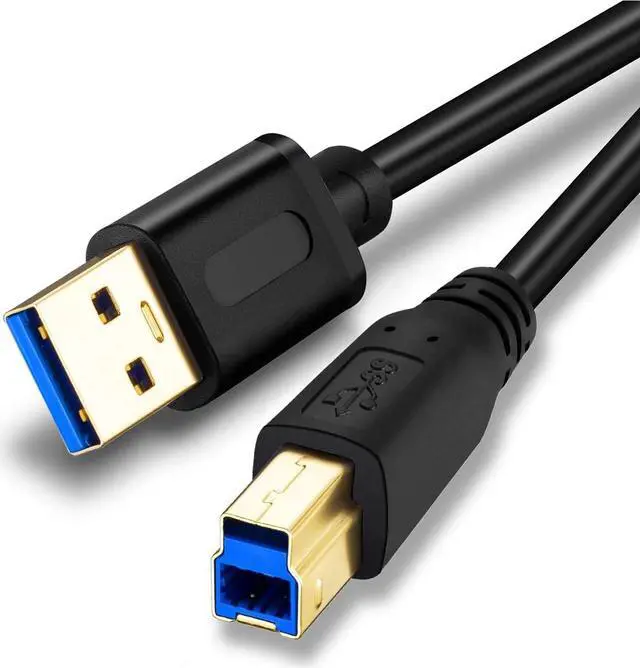 Main image of Jelly Tang USB 3.0 Cable A Male to B Male 10Ft Superspeed USB 3.0 A-B/A Male to B Male Cable - for Scanner Printers Desktop External Hard Drivers and More(10Ft/3M)