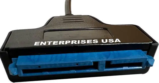 Alt view image 2 of 7 - SATA to USB Cable USB 3.0 to SATA III Hard Drive Adapter Converter for 2.5 Inch SSD & HDD Data Transfer Support UASP (Black) Enterprises USA