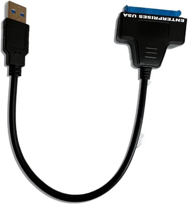 Alt view image 3 of 7 - SATA to USB Cable USB 3.0 to SATA III Hard Drive Adapter Converter for 2.5 Inch SSD & HDD Data Transfer Support UASP (Black) Enterprises USA