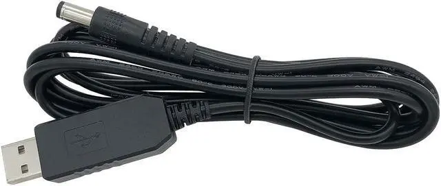 Alt view image 4 of 4 - 9V USB Cable DC 5V Set Up to 9 Volt Converter Power Cord Barrel Tip 5.5 X 2.5MM