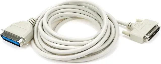Main image of 4.5m/14.7Feet DB25 Pin Male to Centronics 36 Pin Male Parallel Printer Cable LPT Parallel Printer IEEE-1284