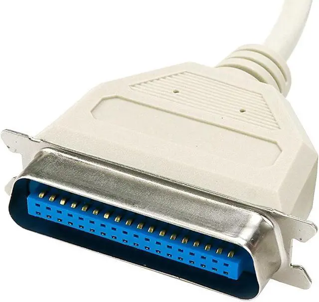 Alt view image 4 of 4 - 4.5m/14.7Feet DB25 Pin Male to Centronics 36 Pin Male Parallel Printer Cable LPT Parallel Printer IEEE-1284
