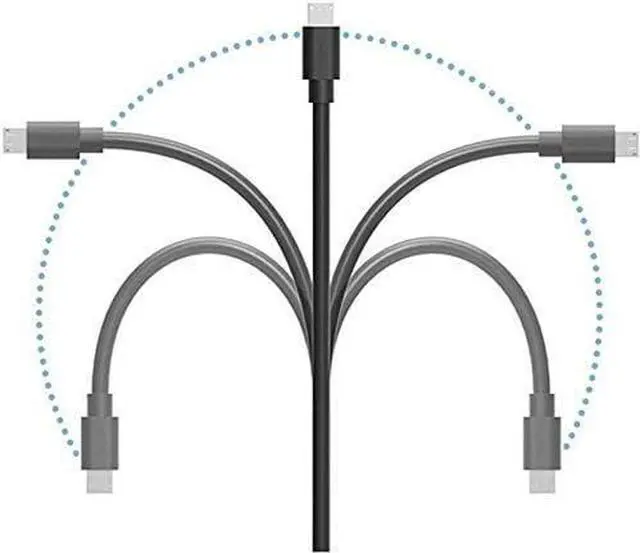 Alt view image 4 of 7 - Fast Charger with 6Ft USB Type-C&Micro USB Cable for Charging All-New Fire 6 HD 7 8 10/Fire Max 11-13th Gen/Fire HD 7 8 10Plus/Kids Edition Kids Pro/All E-Reader Oasis Paperwhite/ Galaxy Tab A