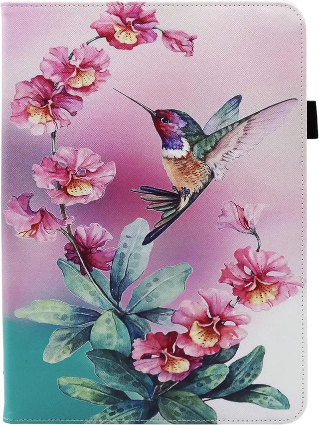 Alt view image 2 of 6 - Universal Rotating Tablet Case for 7 8 Inch Android Tablet 360 Degree Rotating PU Leather Stand Case for 7 8 and All 7.0-8.5 Inch Tablet Bird