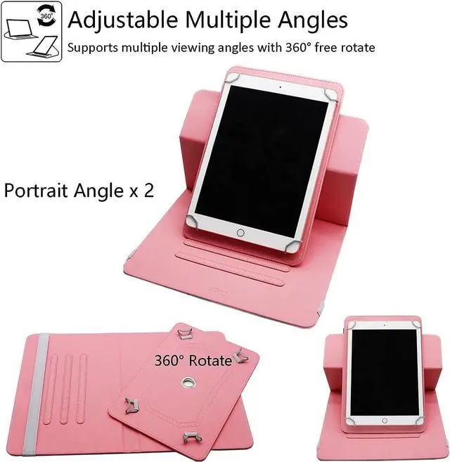 Alt view image 5 of 6 - Universal Rotating Tablet Case for 7 8 Inch Android Tablet 360 Degree Rotating PU Leather Stand Case for 7 8 and All 7.0-8.5 Inch Tablet Bird