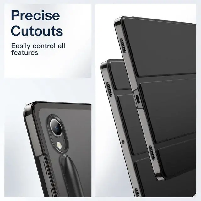 Alt view image 6 of 6 - for  Galaxy Tab S9 11-Inch and Galaxy Tab S10 Lite / S10 FE / S9 FE 10.9-Inch Screen Protector and for  Galaxy Tab S9 11-Inch Case Bundle