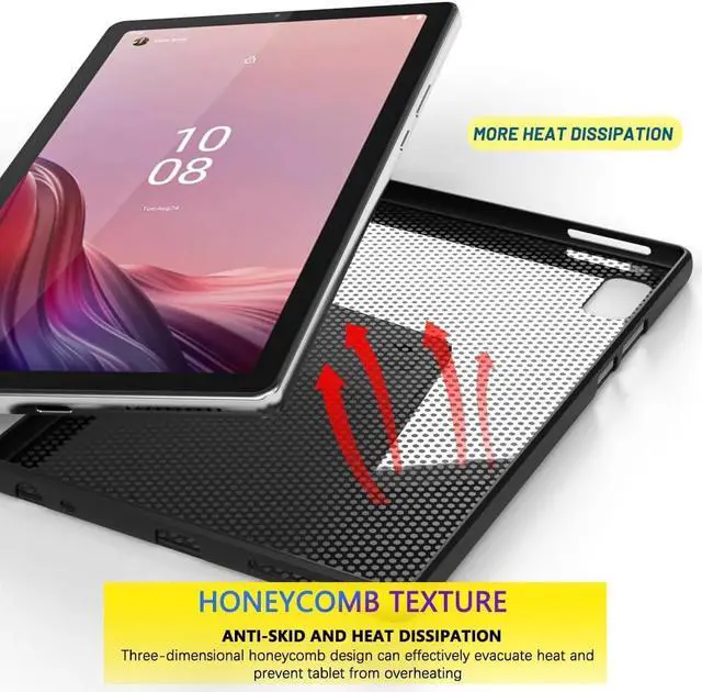 Alt view image 6 of 7 - Compatible with Lenovo Tab M9 2023 Case Thin and Soft Tablet Protective Cover for Tab M9 9-inch 2023 Release (Tab M9 TB310FU / TB310XU) Black