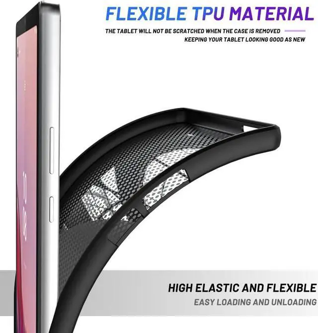 Alt view image 3 of 7 - Compatible with Lenovo Tab M9 2023 Case Thin and Soft Tablet Protective Cover for Tab M9 9-inch 2023 Release (Tab M9 TB310FU / TB310XU) Black