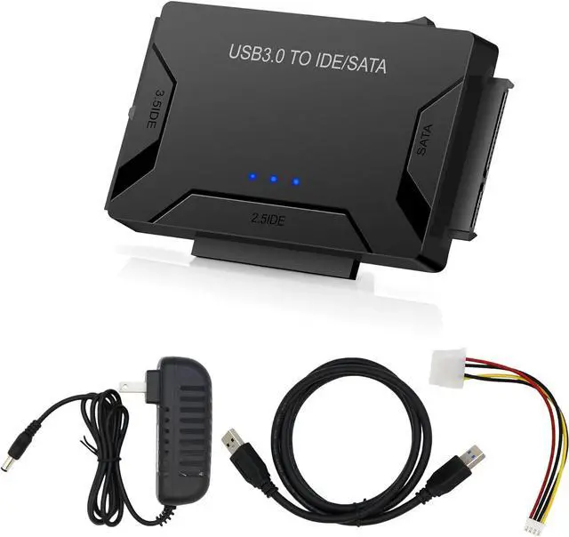Main image of USB 3.0 to IDE/SATA Hard Drive Adapter External Hard Drive Reader Ultra Recovery Converter for 2.5 3.5in HDD | SSD DVD Optical Drive | Support UASP