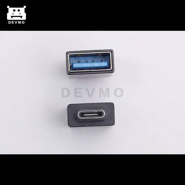 Alt view image 6 of 6 - 2PCS USB-C Male Type C to USB Adapter 2.0 A Female Data Converter Connector Adaptor